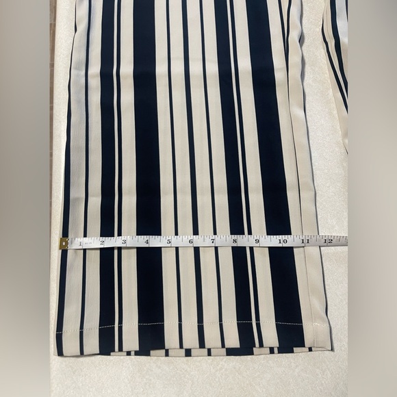 Free Generation Los Ángeles Women’s Striped Wrap Top Wide Leg Jumpsuit Size L - Picture 14 of 15